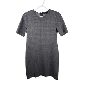 theory gathered sleeveless dress in stretch knit Theory Gathered Sleeveless Stretch Knit Dress In Breeze - 70% Off